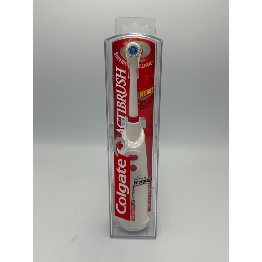 Vintage Colgate Actibrush Toothbrush‎ Battery Powered Superior Clean Y2K 2020